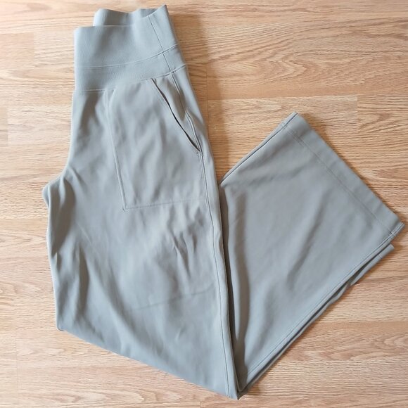 Athleta Venice High Rise Wide Leg Pant Taupe Size Small - Picture 3 of 9